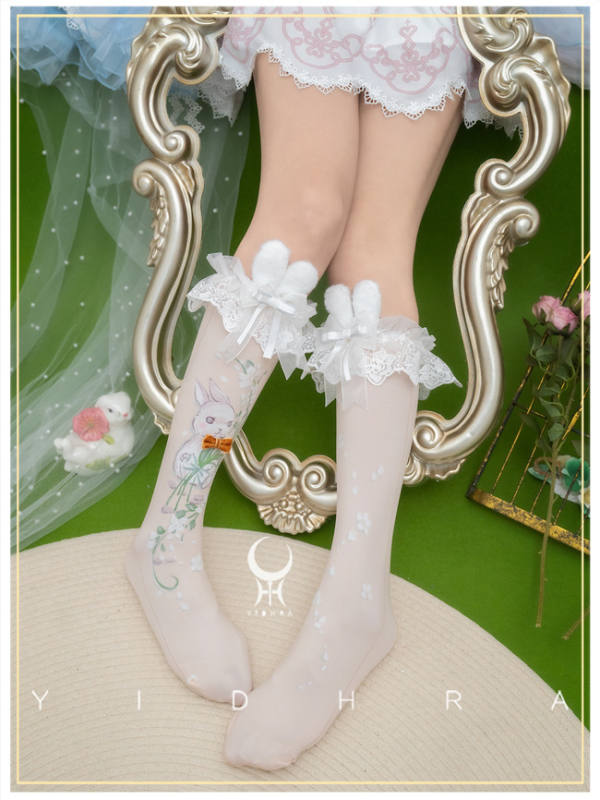 Yidhra Animal Garden Lolita High Socks