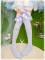 purple above knee socks 60cm -80D