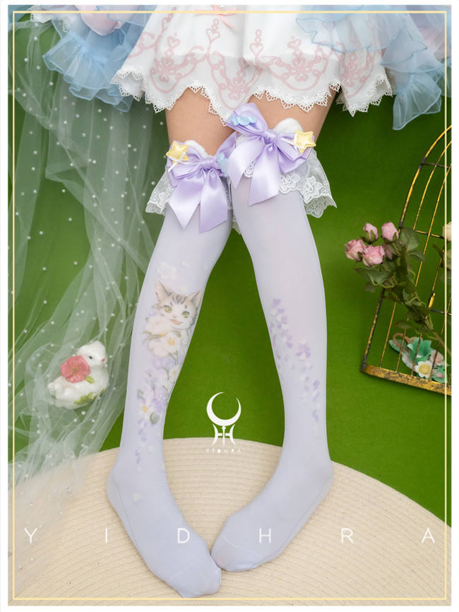 Yidhra Animal Garden Lolita High Socks