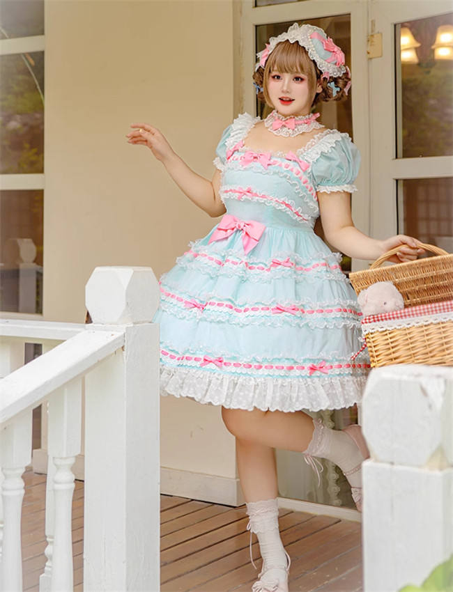 Love Ice Cream Summer Plus Size Lolita Dress