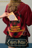 Kyouko & Harry Potter Co-signed Plaid Drawstring Shoulder Backpack Harry Potter Cosplay