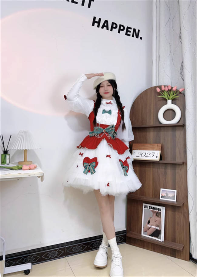 Winter Carnival Christmas Lolita Dress and Top