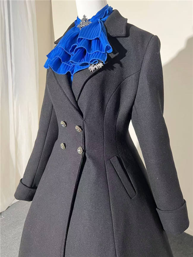 Lady of Darkness Black Gothic Long Coat
