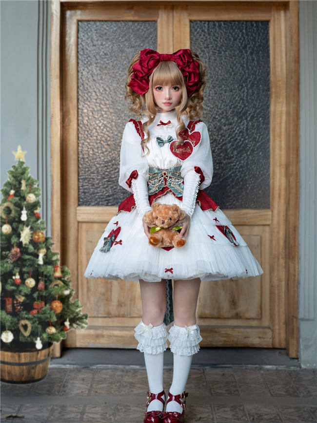 Winter Carnival Christmas Lolita Dress and Top
