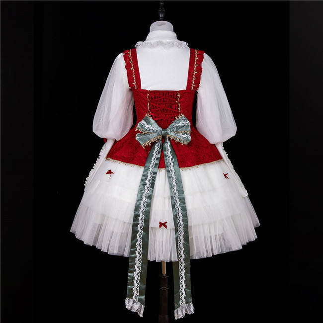 Winter Carnival Christmas Lolita Dress and Top