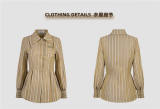 Kyouko & Harry Potter Co-signed Stripe Blouse Harry Potter Clothes