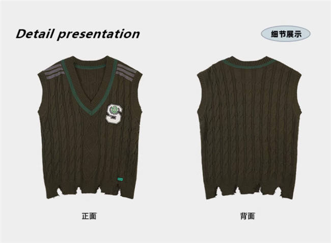 Kyouko & Harry Potter Co-signed Sweater Vest Harry Potter Clothes