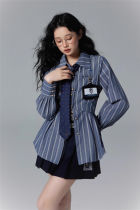 Kyouko & Harry Potter Co-signed Stripe Blouse