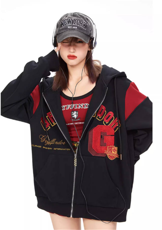 Kyouko & Harry Potter Co-signed Loose Hoodie Harry Potter Clothes