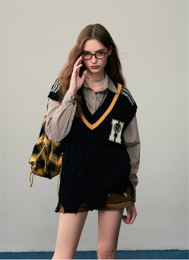 Kyouko & Harry Potter Co-signed Sweater Vest Harry Potter Clothes