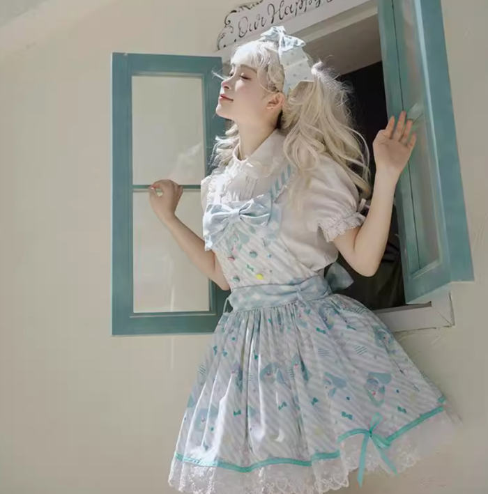 Hatsune Miku Co-branded Sweet Lolita Dress and Accessories