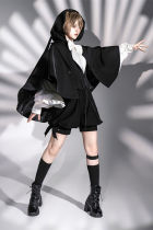 Princess Chronicles Black Rabbits Ouji Fashion Vest, Cape and Short Pants