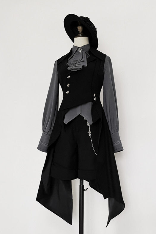 Princess Chronicles Retro Dark Medieval Ouji Lolita Vest Ouji Fashion