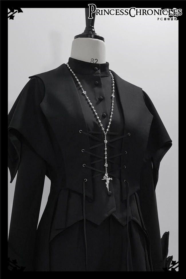 Princess Chronicles Yan Ye Retro Dark Medieval Slim Fit Vest Ouji Fashion