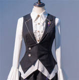 The Judges Game Ouji Lolita Blouse, Vest, Short Pants, Tailing and Hat