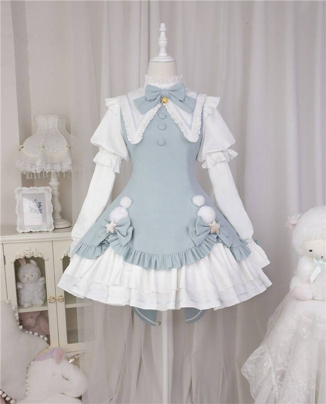 Magical Girl Long Sleeves Lolita Dress