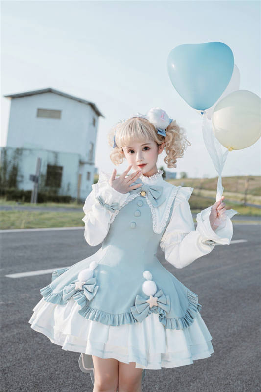 Magical Girl Long Sleeves Lolita Dress