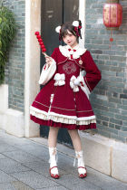 Pray for a Good Harvest Qi Lolita Dress and Coat