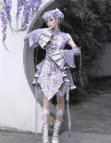 Blood Supply Dragon Prints Jacquard Qi Halloween Top, Skirt and Sleeves