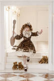 Chocolate Cat Long Sleeves Lolita Dress