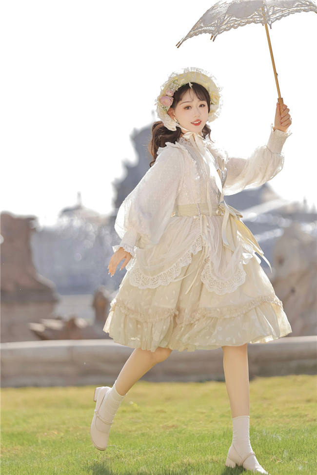 Flowers and Poetry Lolita One Piece Dress