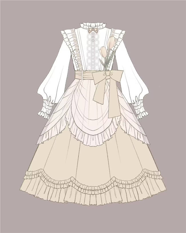 Flowers and Poetry Lolita One Piece Dress