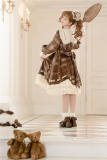 Chocolate Cat Long Sleeves Lolita Dress