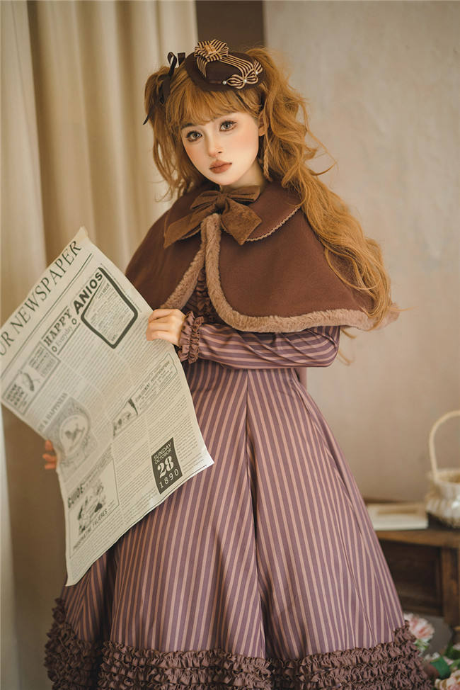 Miss Point Classic Chocolate Lolita Cape