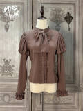 Miss Point Classic Chocolate Juliet Sleeves Lolita Blouse