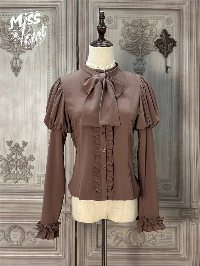 Miss Point Classic Chocolate Juliet Sleeves Lolita Blouse