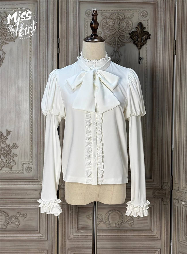 Miss Point Classic Chocolate Juliet Sleeves Lolita Blouse