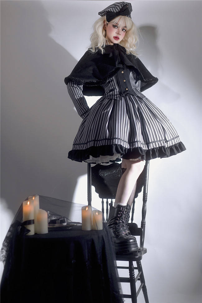 Miss Point Classic Chocolate Lolita Cape