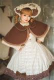 Miss Point Classic Chocolate Lolita Cape
