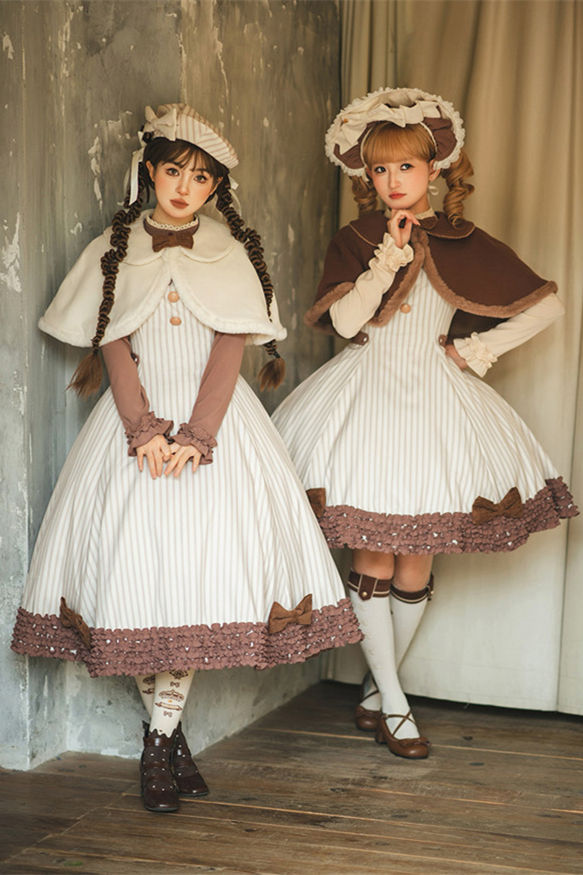 Miss Point Classic Chocolate Lolita Cape