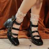 MODO Three Belts Lolita Heels Shoes