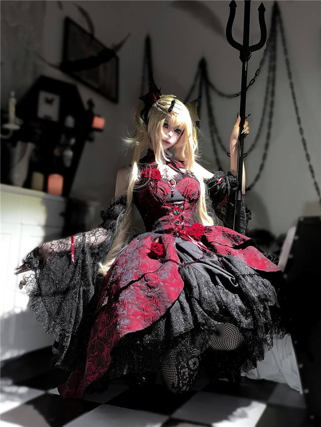 gothic lolita dress Marlie Plus Size Gothic Lolita Dress Plus Size Goth Dress Gothic Lolita