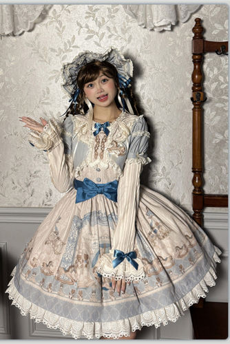 Alice Girl Sea Salt Fairy Tale Sweet Lolita Dress