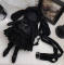 Black Kitten Bag + Shoulder Straps + Dress + Long Ears Hat