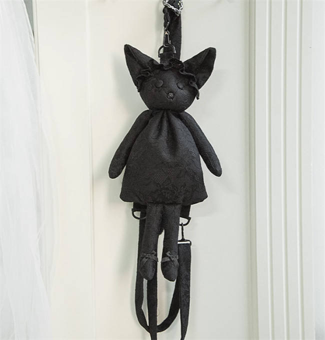 Withpuji Lamb and Kitten Doll Bag and Accessories