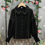 Peter Pan Collar Gigot Sleeve Lolita Blouse
