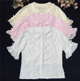 Peter Pan Collar Lace Lolita Blouse