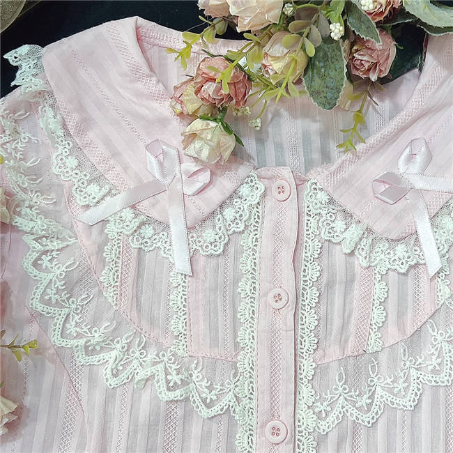 Peter Pan Collar Lace Lolita Blouse