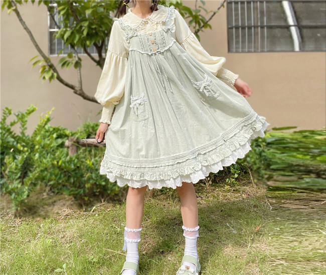 Peter Pan Collar Gigot Sleeve Lolita Blouse