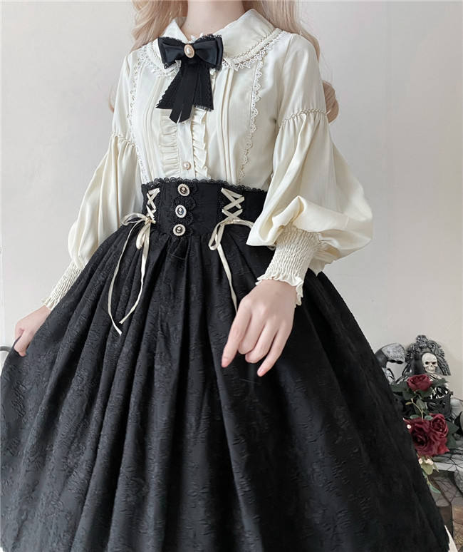 Peter Pan Collar Gigot Sleeve Lolita Blouse