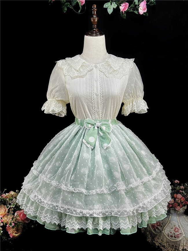 Peter Pan Collar Cotton Lolita Blouse