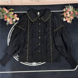 Peter Pan Collar Gigot Sleeve Lolita Blouse