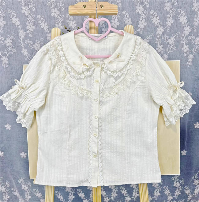 Peter Pan Collar Lace Lolita Blouse