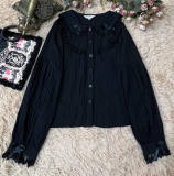 Peter Pan Collar Lace Lolita Blouse