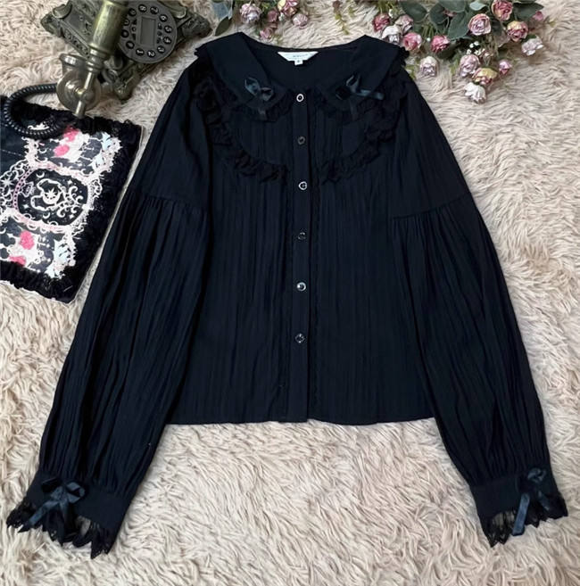 Peter Pan Collar Lace Lolita Blouse