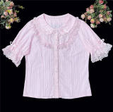 Peter Pan Collar Lace Lolita Blouse